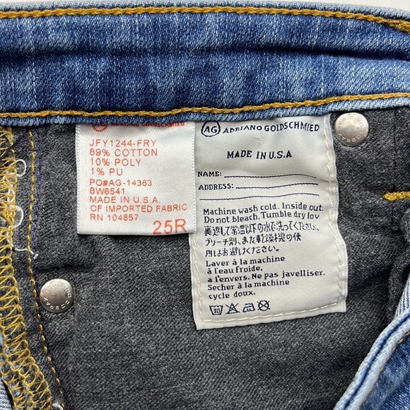 Ag Adriano Goldschmied The Premier Skinny Straight Size 25R - Picture 12 of 16